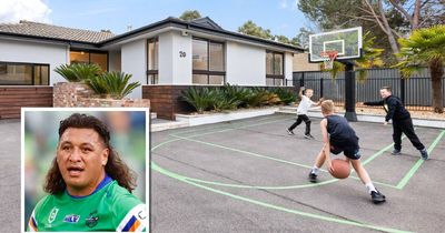 Canberra Raider Josh Papali'i's home is every bit a sport star's house