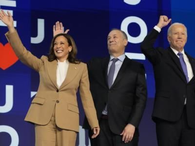 Kamala Harris And Doug Emhoff Express Gratitude At DNC Event