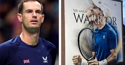 Andy Murray in hilarious reaction to surprise hometown mural