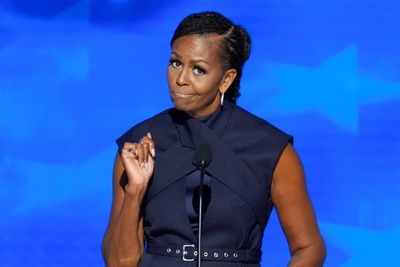 Michelle Obama praises Gus Walz’s reaction to dad’s speech swipes at critics after Ann Coulter mocked teen