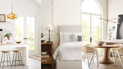 Sherwin-Williams has named the 5 brightest white paints that are most popular with designers – perfect for lightening dull and dark rooms