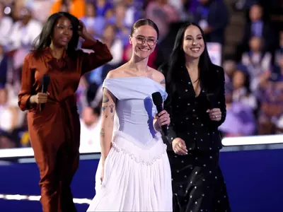 Ella Emhoff declared a ‘fashion icon’ after wearing dress designed by TikTok star at 2024 DNC