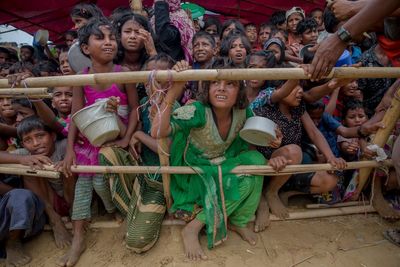 UN rights chief raises alarm about Myanmar's Rohingya civilians trapped by fighting