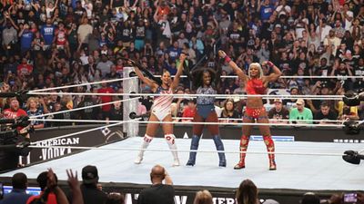 WWE 'Big Three' Gave Simone Biles, U.S. Gymnastics Team Cool Tribute at SmackDown