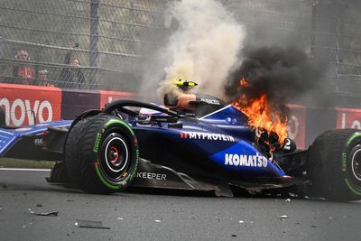 F1 Dutch GP: Violent Sargeant crash curtails final Zandvoort practice