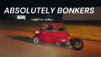 Someone Stuck A Yamaha R6 Into The Back Of A BMW Isetta And Called It A Day