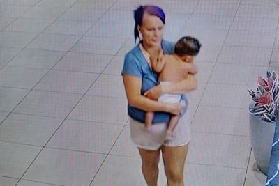 Police launch desperate appeal for missing mother last seen holding baby in nappy