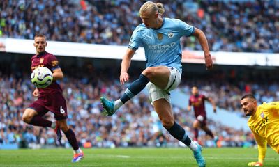 Erling Haaland’s hat-trick ensures Manchester City forget Ipswich scare