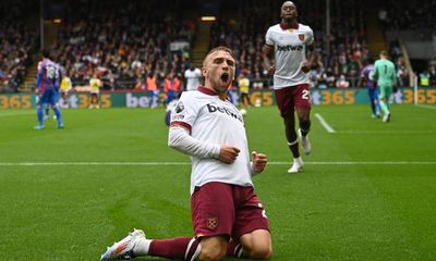 Tomas Soucek and Jarrod Bowen earn West Ham win at Crystal Palace