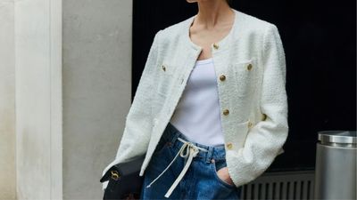 This ‘classy’ tweed jacket from M&S makes us think of Chanel