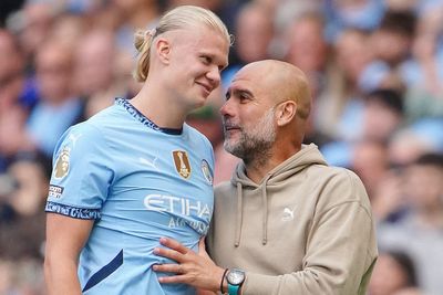 Pep Guardiola tips Erling Haaland to match Cristiano Ronaldo and Lionel Messi for goals