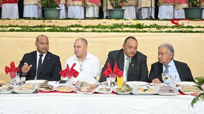 Pacific leaders go to church ahead of Tonga summit