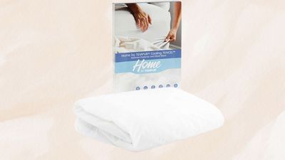 You know Tempur mattresses? Well, now they make a cooling mattress protector that doubles up as a fitted sheet - and it's game changing