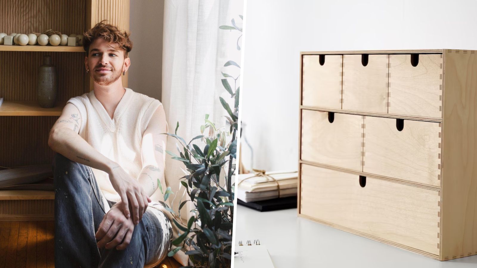 This ingenious designer has created a cheap IKEA set with his DIY project…