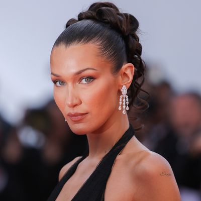 Bella Hadid Proves Butterfly Fashion is Here to Stay in Floral Valentino Top