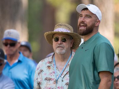 Travis Kelce’s dad claims he’s banned from X for life but he doesn’t know why