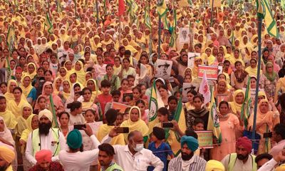 Farming the Revolution review – low-key look at Indian farmers’ street-camp protests