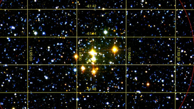 Rare Milky Way star cluster is packed with red supergiants 1 million times brighter than the sun