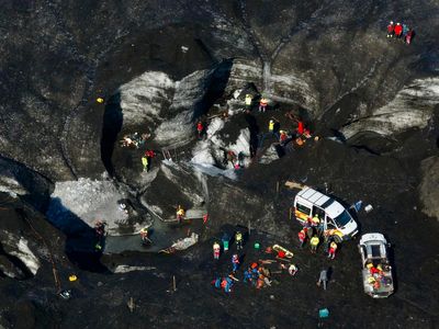 Ice cave collapse in Iceland kills 1 tourist and leaves 2 missing