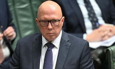 More Australians agree with Dutton’s visa pause for Gazans than oppose it, Guardian Essential poll shows