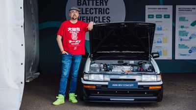 Up Close and Personal With Toyota's All-Electric AE86