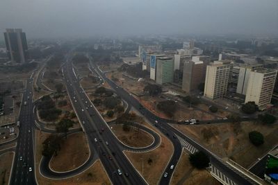 In a rare event, fire smoke covers Brazil's capital, prompting federal response