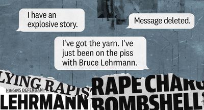 Nine text messages that reveal how the Bruce Lehrmann saga unfolded in the media