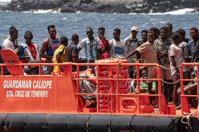 Hundreds of migrants attempt to swim from Morocco to the Spanish territory of Ceuta