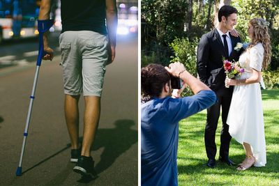“It’s Her Special Day”: Teen Ruins Sister’s Wedding With His Crutches