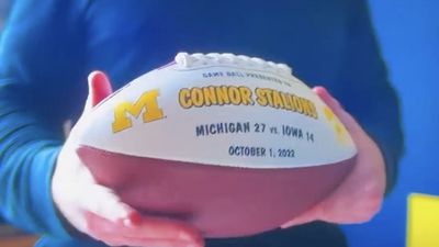 Connor Stalions Shows Off Game Ball For ‘Deciphering Signals’ in New Netflix Doc