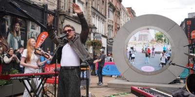 Irish Singer Cian Ducrot Surprises Fans With Pop-Up Concert