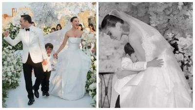 Amy Jackson shares 'enchanting' photos from her wedding ceremony to Ed Westwick: 'It was pure magic'