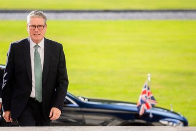 Watch as Keir Starmer arrives in Berlin to seek new post-Brexit pact with Germany