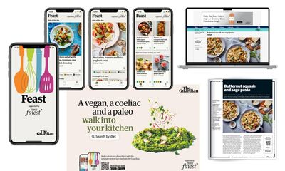 Tesco Finest are the exclusive launch partner for the Guardian’s new Feast app