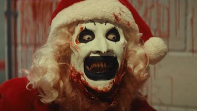 Terrifier 3 gets a full length trailer at last, and it's just as gory as we had hoped with flesh eating demons and killer clowns galore