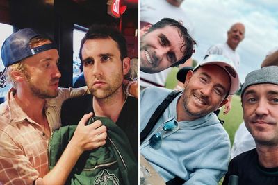 Harry Potter Fans Nerd Out After Tom Felton Posts Photo Of Reunion At David Holmes’ Cricket Cup