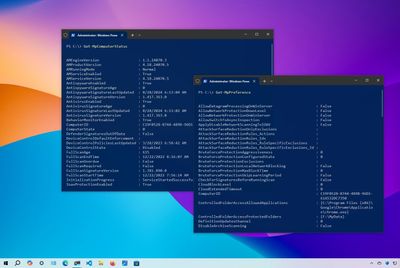 How to manage Microsoft Defender Antivirus with PowerShell on Windows 10