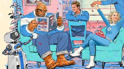 Fantastic Four’s The Thing gets its first look in leaked set photos with a comic book accurate retro aesthetic