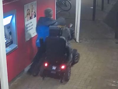 ‘Heartbreaking’ Footage shows moment woman left man to freeze to death after mobility scooter theft