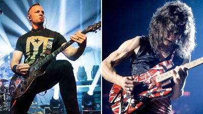 “He’s like, ‘What color do you like?’ I said, ‘Black.’ The next day, he brings me a black Wolfgang. It’s one of my prized possessions”: Mark Tremonti on how Eddie Van Halen supported him during his early Creed years