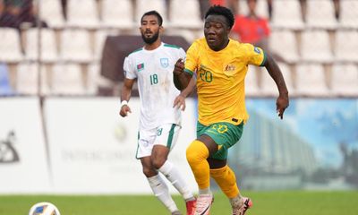 Nestory Irankunda shakes off injury scare to join Socceroos for World Cup qualifiers