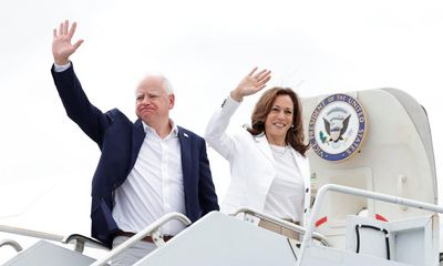 ‘Next question, please’ and Gaza war: key takeaways from Harris and Walz’s first interview