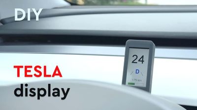 This Tesla Model 3 Driver Display Is A Simple And Cheap DIY Project