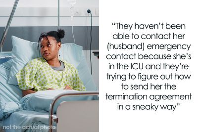 Company Plots To Dismiss Sick Employee Maliciously, Lady Overhears Them, Reveals All