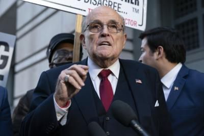 Former Georgia Election Workers Seek Giuliani's Property For Debt