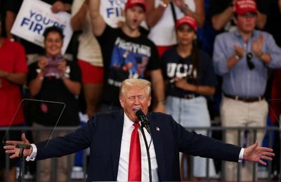 Watch: Donald Trump holds Johnstown town hall as Arlington cemetery visit fallout continues