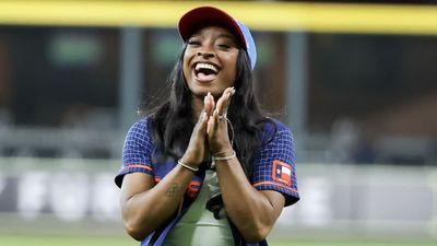 Astros Player Asked Simone Biles for Her Autograph After Ceremonial First Pitch