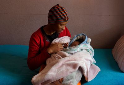 In South Africa's richest area, mother-to-baby HIV transmission is a concern despite free prevention