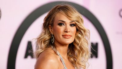 Carrie Underwood's cabinets have a gallery-like quality – designers say they 'break up the monotony' and elevate the overall kitchen