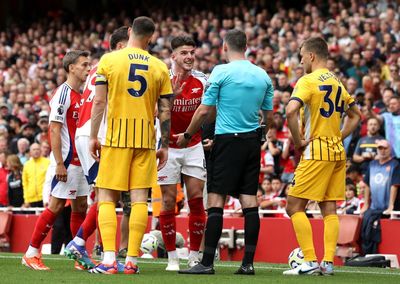 Arsenal vs Brighton LIVE: Premier League result and final score after Declan Rice controversially sent off